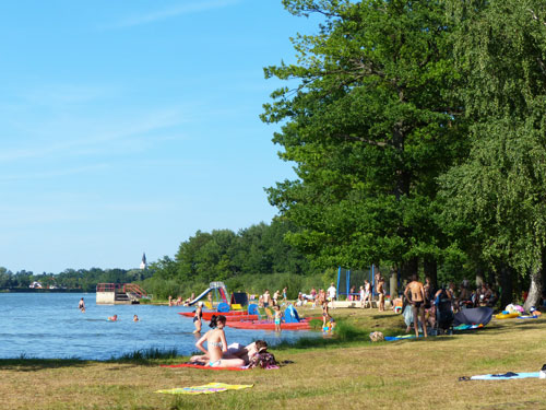 koupaliště Ostende nedaleko penzionu Hacienda