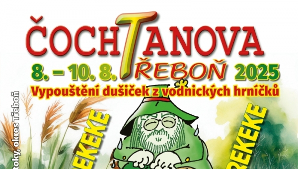Myslivecká a Čochtanova Třeboň 8. až 10. srpna 2025